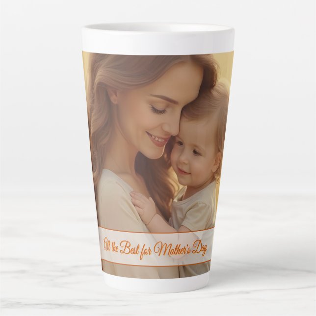 Mother's Day Love – A Moment of Pure Joy Latte Mug (Front)