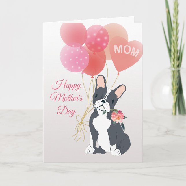 Mother's Day Love from your French Bulldog Dog Card (Front)