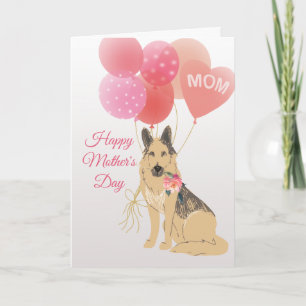 Mother's Day Love from your German Shepherd Dog Card
