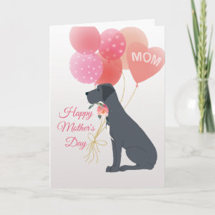 Mother's Day Love from your Great Dane Dog Card