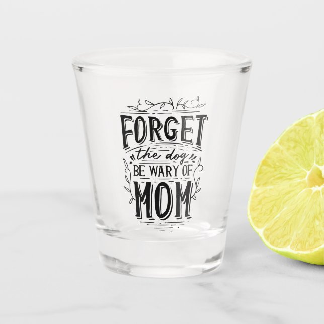 Mothers Day Love Mum Shot Glass (Front)