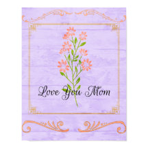 Mother's Day Love You Mum Poster 