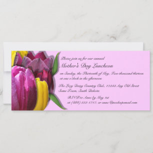Mother's Day Luncheon Custom Invitations