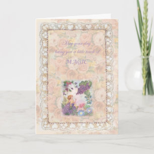 Mother's Day magical illustration greetings Card