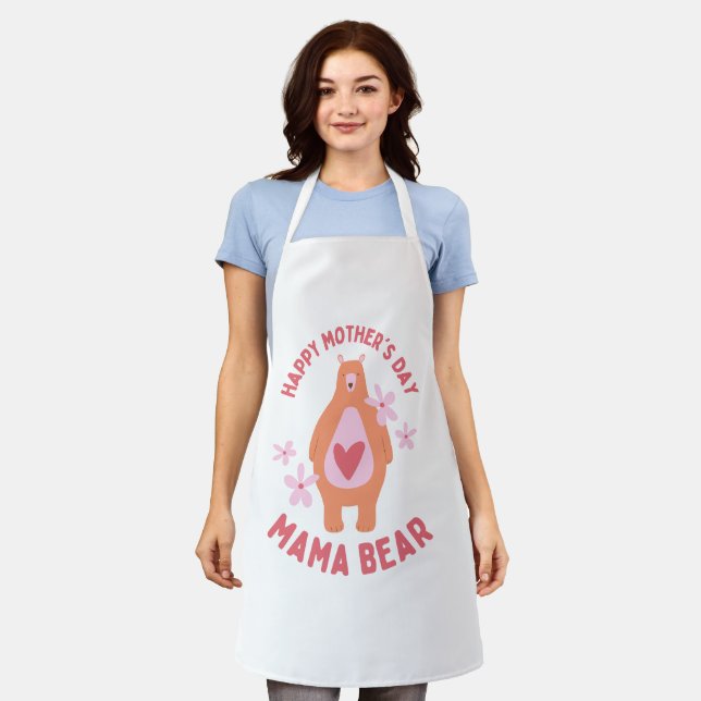 Mother's Day Mama Bear Apron (Worn)