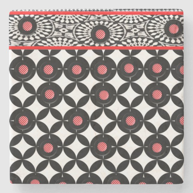 Mother's Day Marble Stone Coaster (Front)