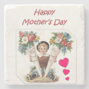 Mother's Day Marble Stone Coaster