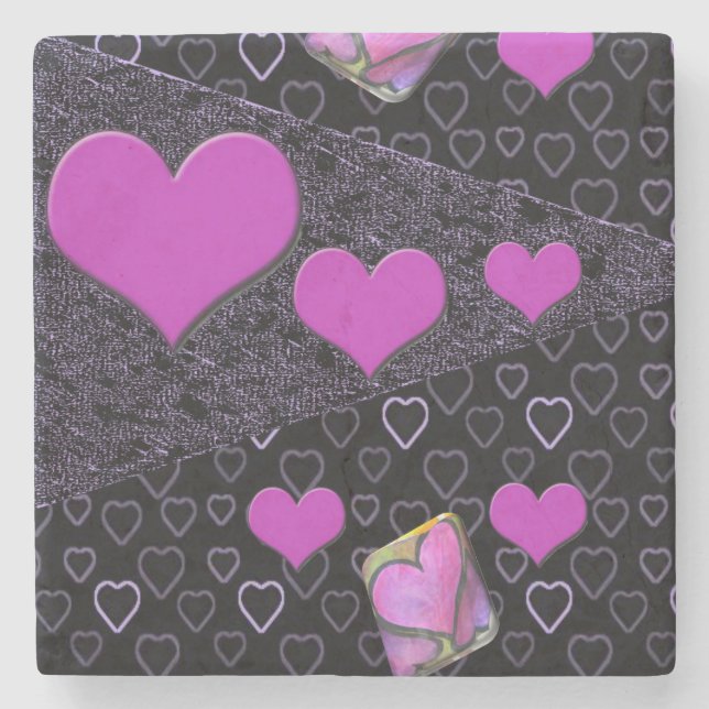 Mother's Day Marble Stone Coaster (Front)