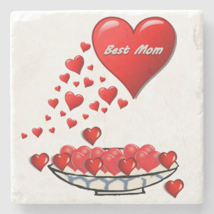 Mother's Day Marble Stone Coaster