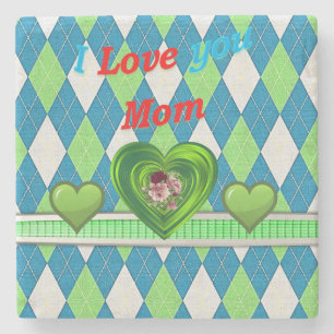 Mother's Day Marble Stone Coaster