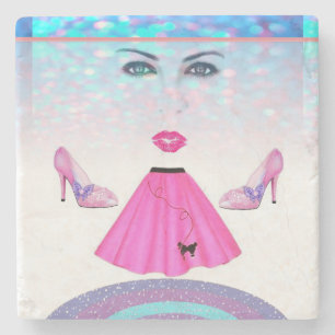 Mother's Day Marble Stone Coaster