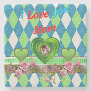 Mother's Day Marble Stone Coaster