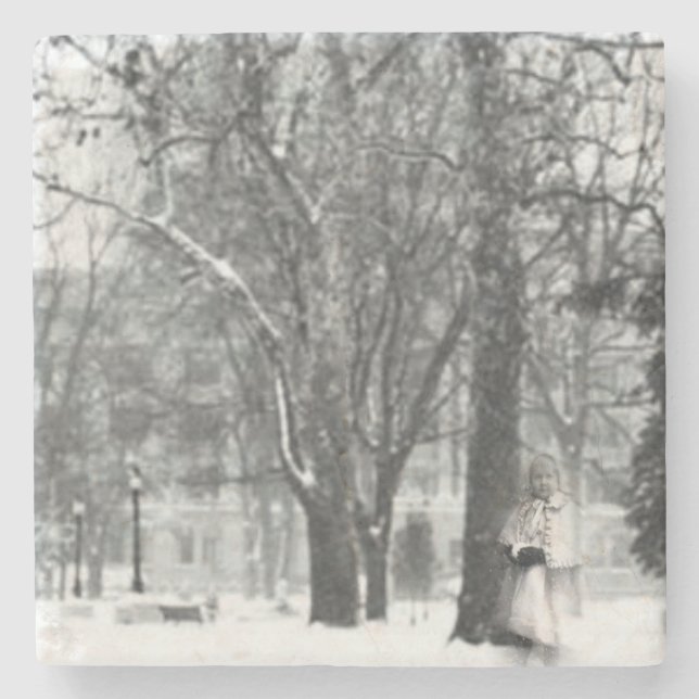 Mother's Day Marble Stone Coaster Victorian (Front)