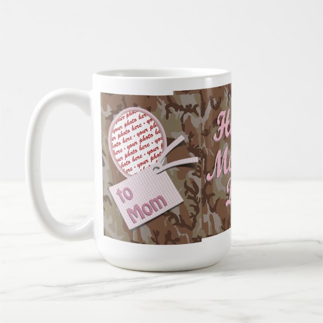 Mother's Day Memento Photo Frame Coffee Mug (Left)