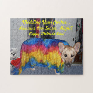 Mother's Day Modelling Clothes Jigsaw Puzzle