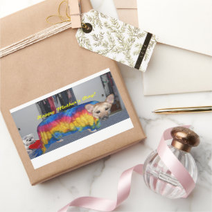 Mother's Day Modelling Clothes Rectangular Sticker