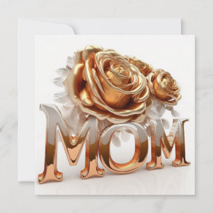 Mother's Day modern Holiday Card