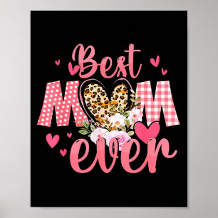 Mother's day mom tee from daughter women mom kids poster