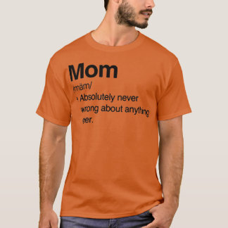 MotherS Day  MomS Noun Dictionary MomS Gift T-Shirt