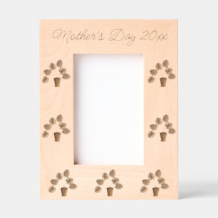 Mothers Day Monstera Plant Custom Etched Frames