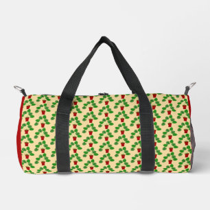 Mothers Day Monstera Plant Patterned Duffle Bag