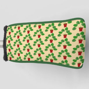 Mothers Day Monstera Plant Patterned Golf Head Cover