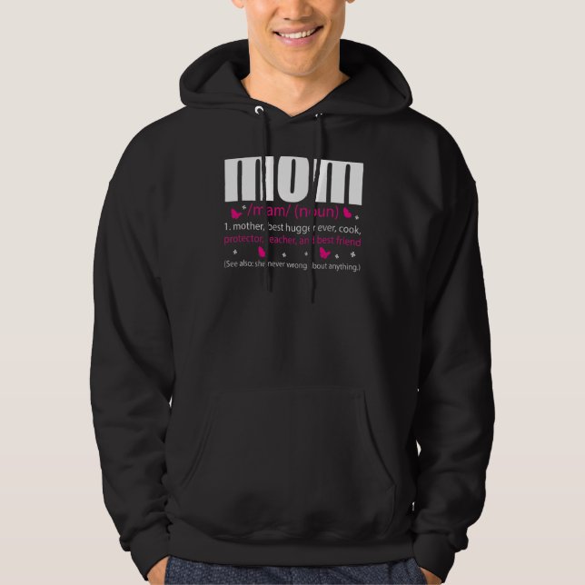 Mother's Day Mother Best Protector Teacher And Bes Hoodie (Front)