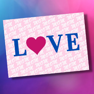 Mother's Day, Mother's Birthday, Love Mum, Blank Card