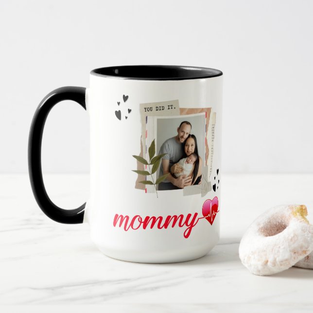 Mother's day mug, gifts for mother on her birthday mug (With Donut)