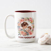 Mother's Day Mug| Watercolor Style Mug For Mum