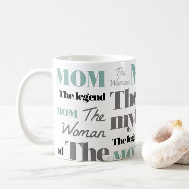 Mothers day mugs Best mum ever We love you (With Donut)