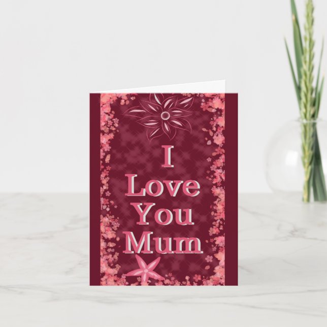 Mother's Day, Mum Card (Front)