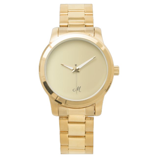 Mother's Day Mum Gift  Personalise Gold Watch (Front)