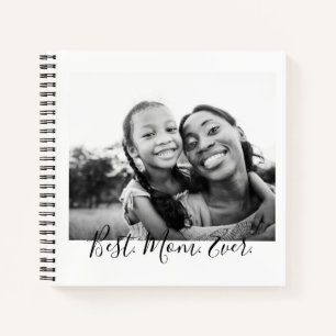 Mother's Day Mum Love Elegant Photo Personalised Notebook