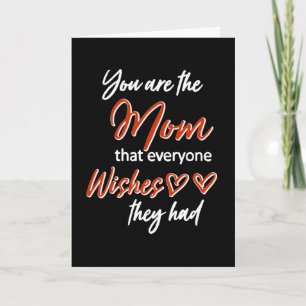 Mother's Day Mum Mummy Mother Love Funny Gift Idea Card