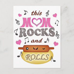 Mother's Day / Mum Rock & Bake Postcard
