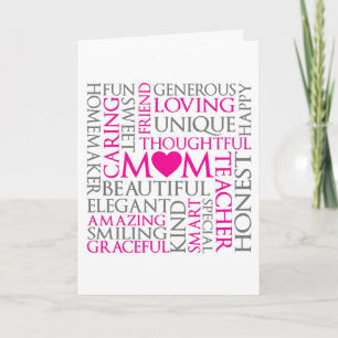 Mothers Day Mum Tribute Card