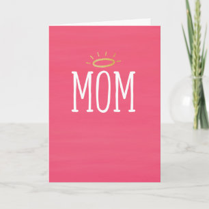Mother's Day mum with halo Card