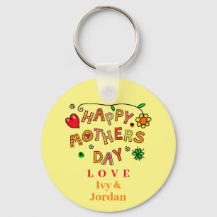 Mother's Day Mum World's Best Ever Love Cute Key Ring