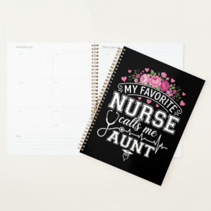 Mothers Day My Favourite Nurse Calls Me Aunt Planner