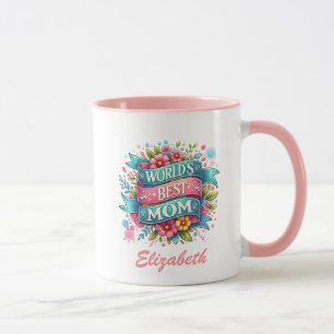 Mother's Day Nature Lovers Floral Personalised Mug