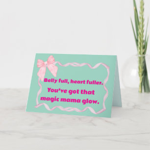 Mother's Day New Mum Customise Message Holiday Card