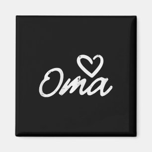 Mothers Day Oma Heart Cute Love Grandma Nana Mimi Magnet