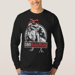 Mother's Day Omisaurus T rex Dinosaur Funny Omi Sa T-Shirt