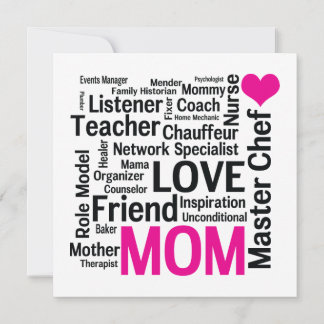 Mother's Day or Birthday for a Wonderful Mum Invitation