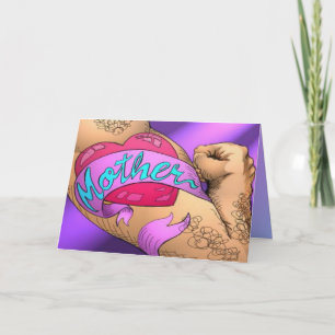 Mother's Day or Birthday Tattoo Cute Card