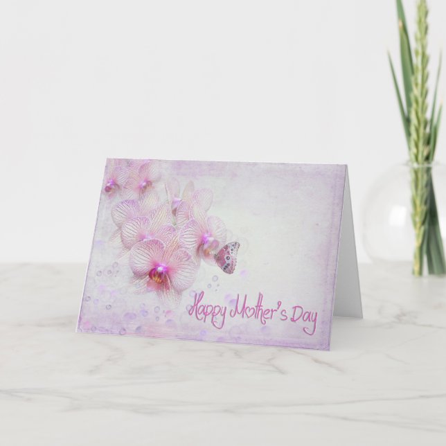 Mother's Day Orchids Card (Front)
