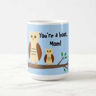 Mother's Day Owl White Mug