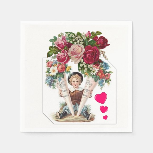 Mother's Day Paper Napkins (Front)