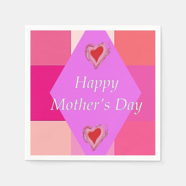 Mother's Day Paper Napkins (Front)